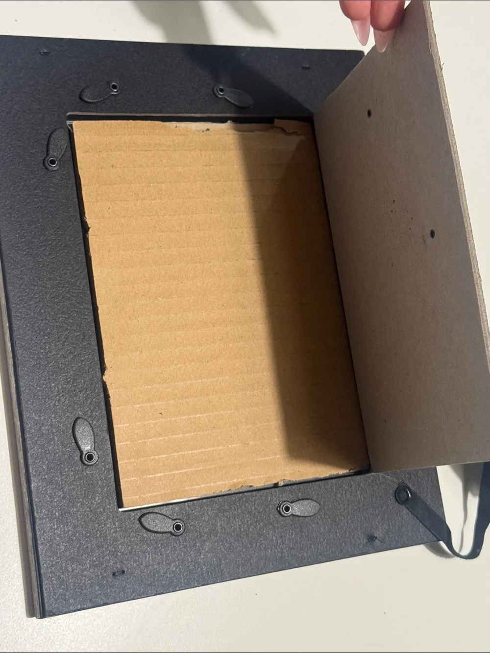 5x7 Silver-grey-Brown Picture Frame